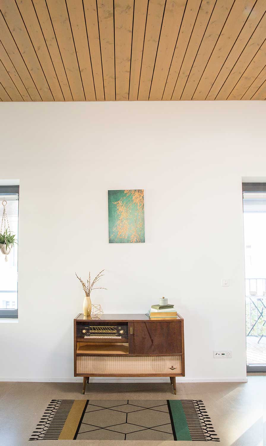 Loft, Wohnung, Interior, Wohnzimmer, Schränkchen, Kommode, Bild, Kunst, Teppich, Interieur