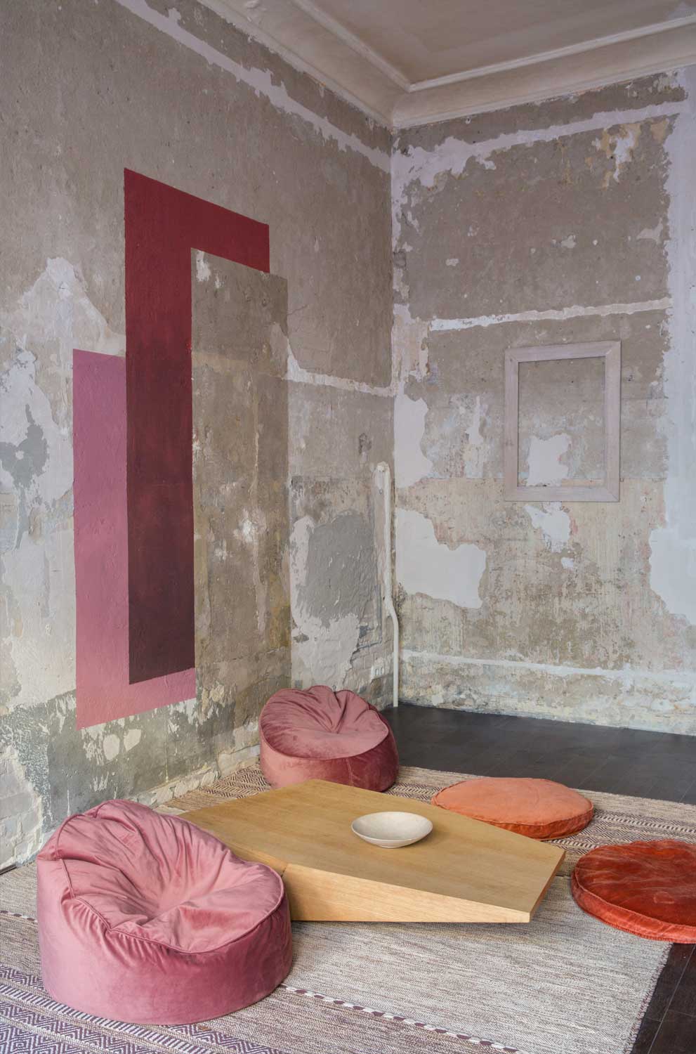 Yoga Schule Sprachen Language School project room interior design