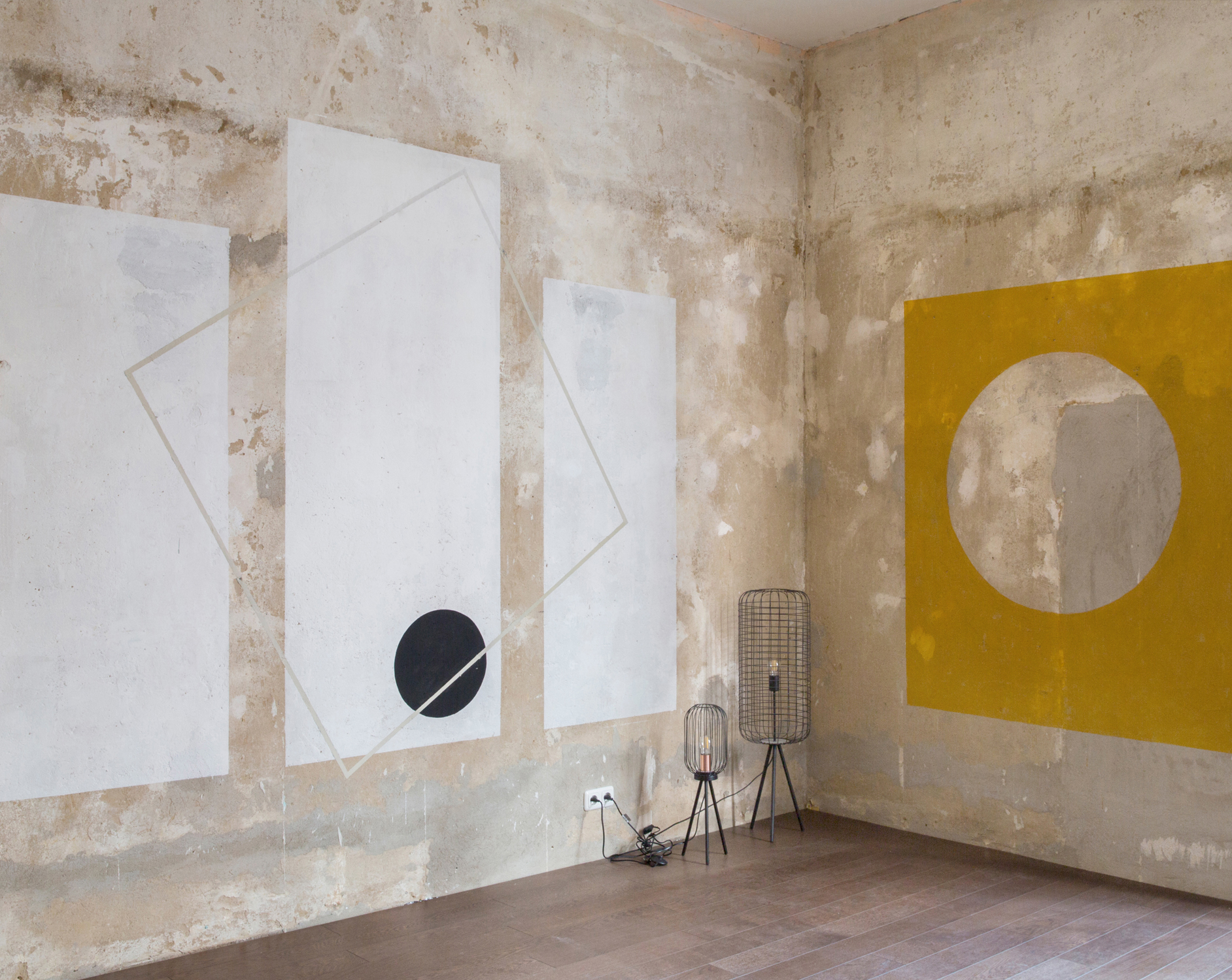 Yoga Schule Sprachen Language School project room interior design