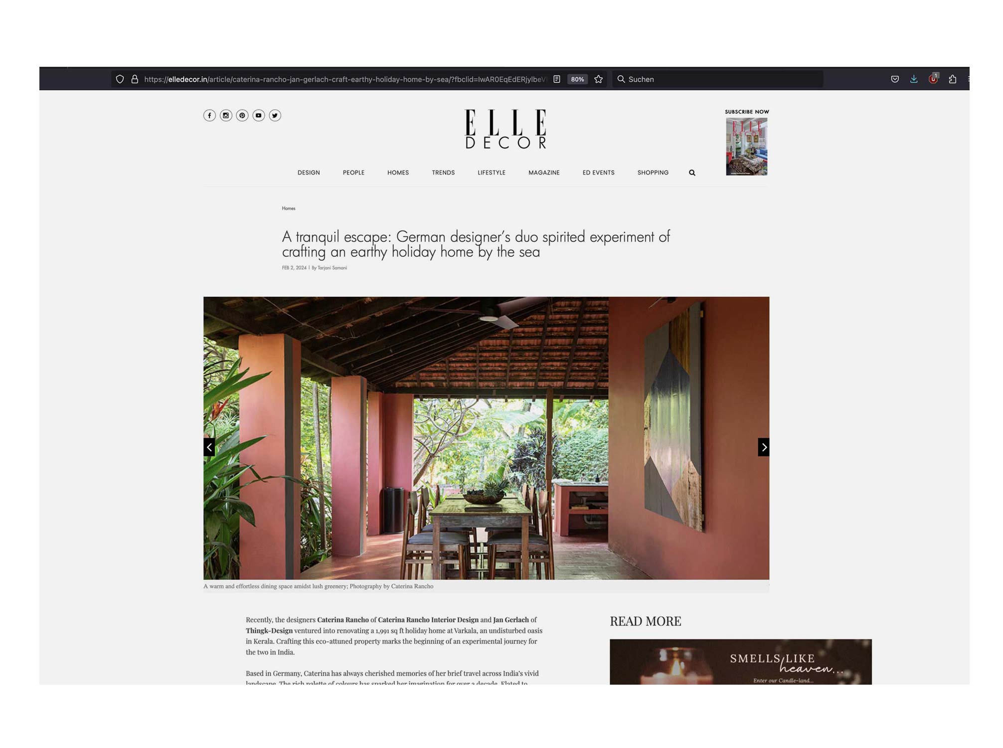 Elle Decoration Caterina Rancho