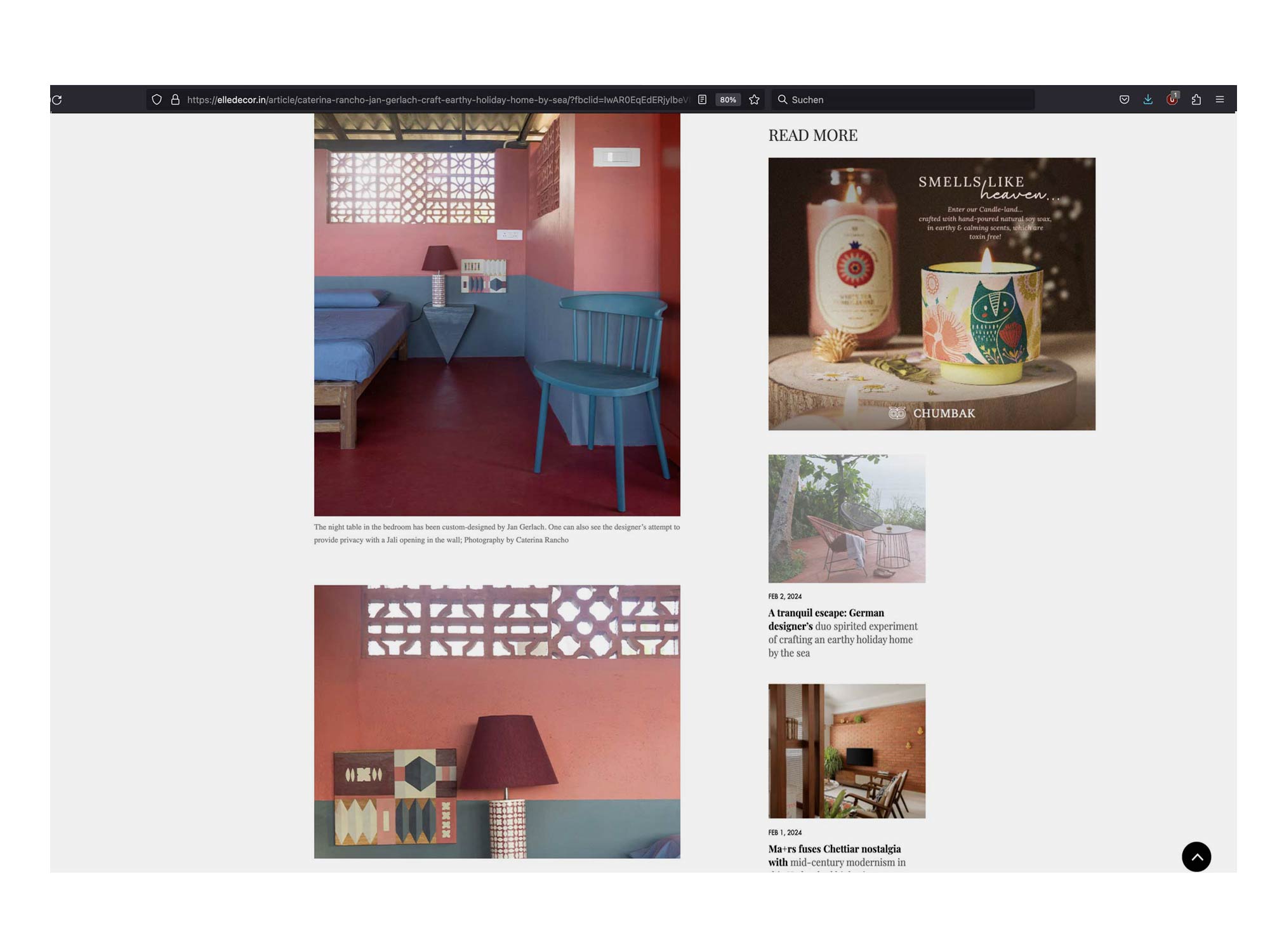 Elle Decoration Caterina Rancho